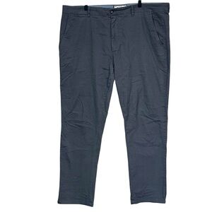 Flag & Anthem Classic Navy Gray Straight Leg Chinos for Men - Size: 42/32